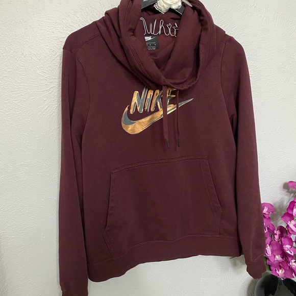 Nike Tops - Nike Funnel Neck Hoodie